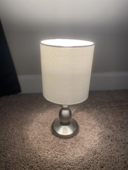 Silver LED Desk / Table Lamp