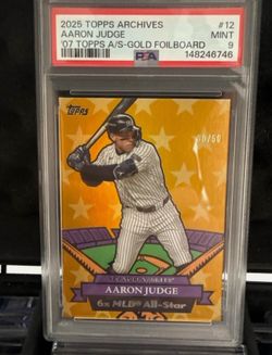 Aaron Judge /50 GOLD POP 1 2025 TOPPS ARCHIVES 2007 TOPPS ALL STARS #12