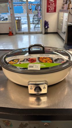 GreenPan Electric Skillet with Glass Lid