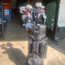Pinseeker Golf Cart Bag W/miscellaneous