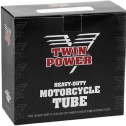 Twin Power Heavy-Duty Motorcycle Inner Tube 5.00/5.10-16 TR-6 Offset