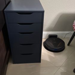 Blue IKEA Alex Drawers 