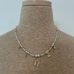 White & Gold Necklace