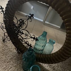 Mirror And Decor For sale 
