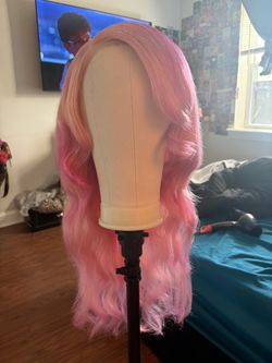 Hand dyed and curled , styled
