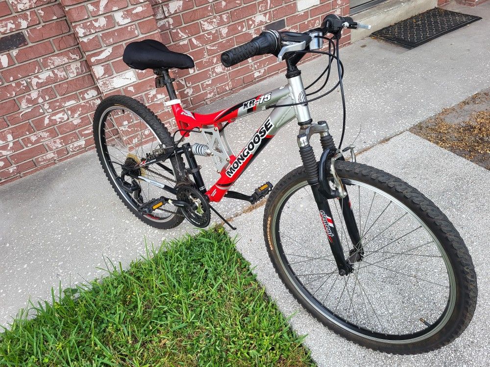 Mongoose XR-75 26” Full Suspension Mtb 