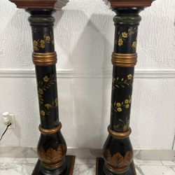 Pair Of Decorative  Stands 