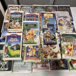 25 Disney Etc Kids Movies VHS Mostly Animated