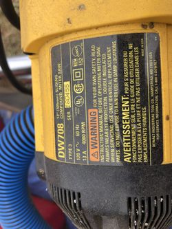 Dewalt708 Compound Miter Saw