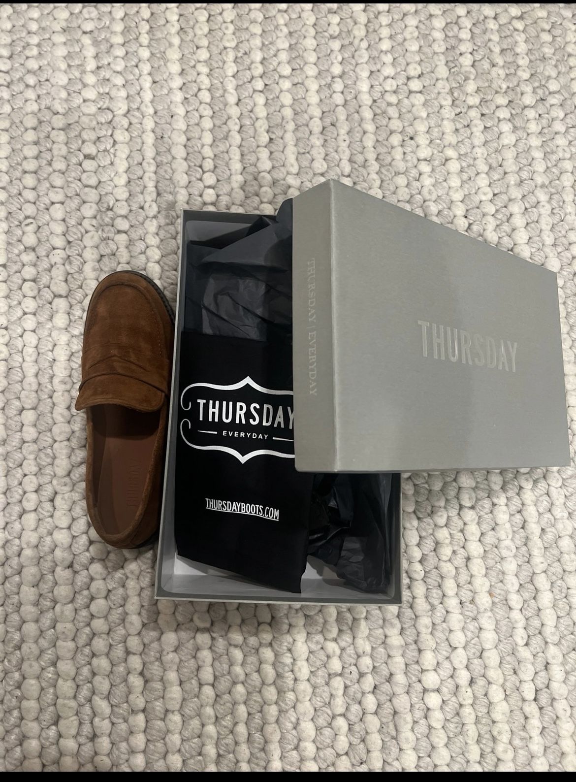 Thursday boot company Penny loafer in color Honey brown