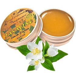 JASMINE Perfume for Women - Eau de Parfum - Solid Balm (Grandiflorum, Sambac, Gardenia, Magnolia, White Champaca) - Natural Organic Floral Fragrance 