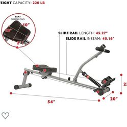 Sunny Fitness Rowing Machine 