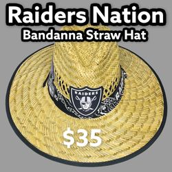 Raiders Straw Hat Great Father’s Day Gift 🎁 I also have other teams