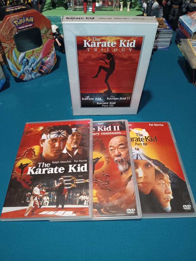 80's Movie Buff Collection " The Karate Kid Trilogy " ( 3 Movie Box Set )