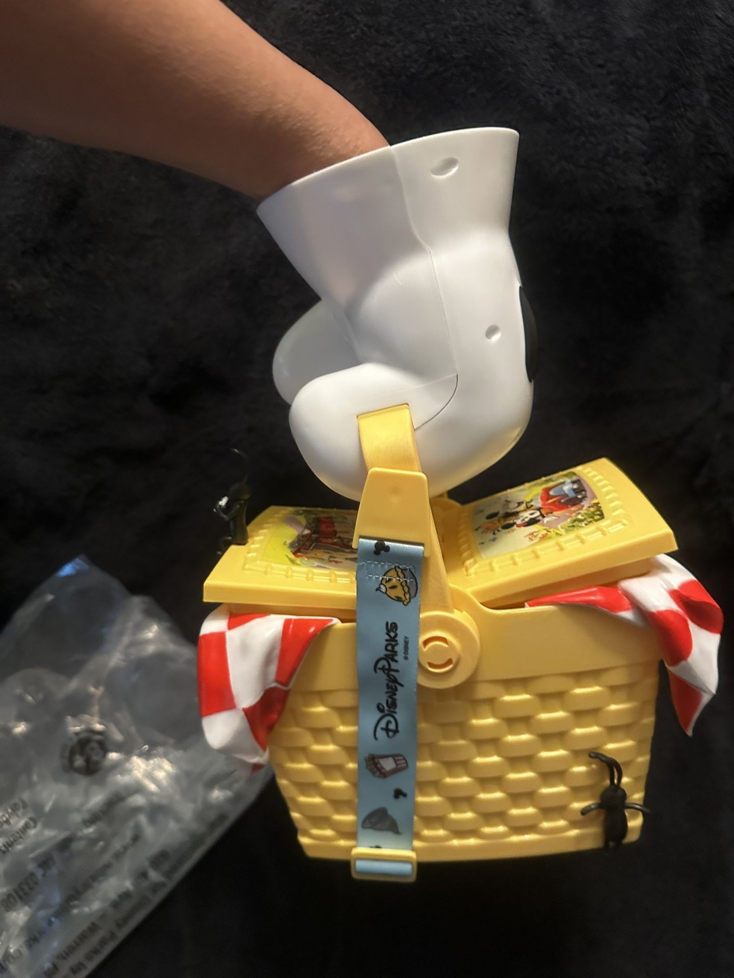 Disney Parks Mickey Mouse Runaway Railway Perfect Picnic Basket Popcorn Bucket Disney Parks Mickey Mouse Runaway Railway | Mercari main image 2