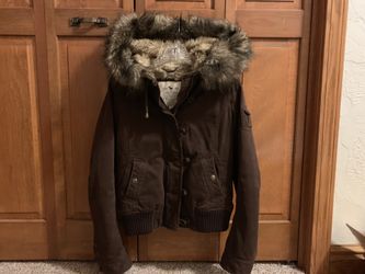 Abercrombie fur lined jacket