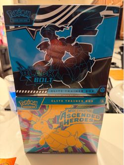Ascended heroes ETB & Black bolt ETB