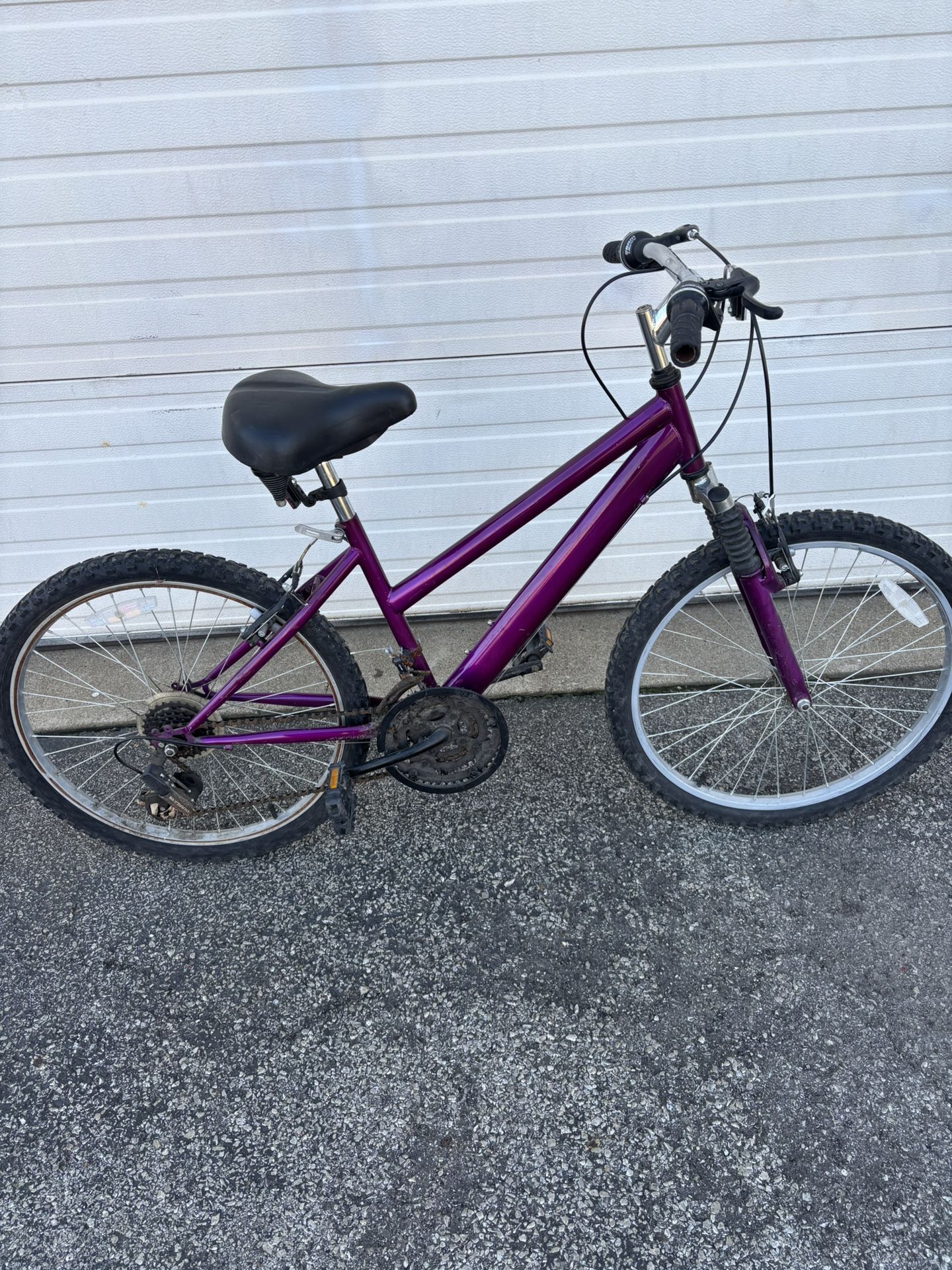 24” Purple 10 Speed Bike