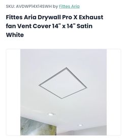 New Aria Drywall Vents  14x14