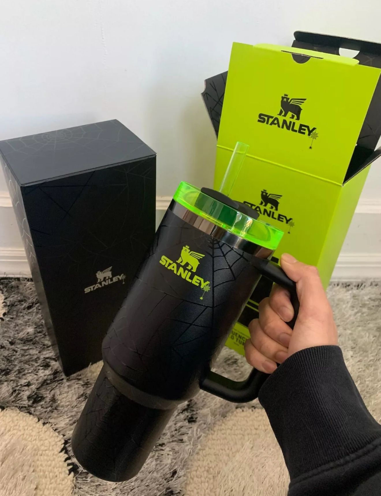 Stanley 40oz tumbler Quencher Web Glow,New Products : American Fashion Style Bags On Sale