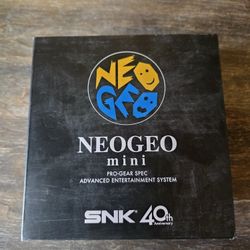 NEOGEO mini Japan Game Console SNK neo geo Japanese 40th Anniversary NEW