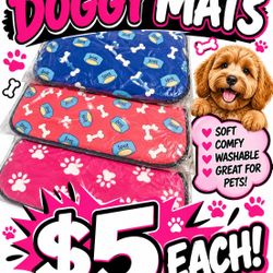 🐾 Doggy Mats – Brand New – $5 Each! 🐶