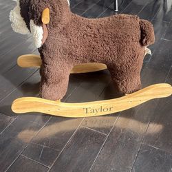 Pottery barn Kids Plush Dog Rocker-taylor 