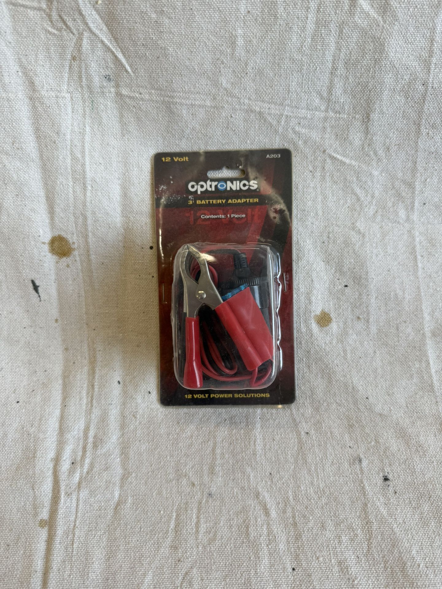A203 12-Volt 3' Battery Adapter