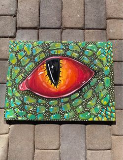 Painting: Ember scales