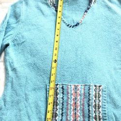 Ruff Hewn Turquoise Boho Hoodie