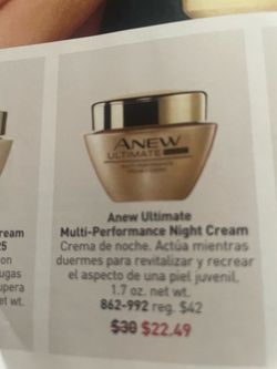 Crema de noche ( anew )