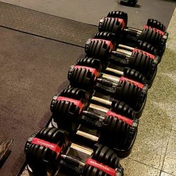 BOWFLEX DUMBBELLS 552 ADJUSTABLE DUMBBELL SELECTTECH WEIGHTS
