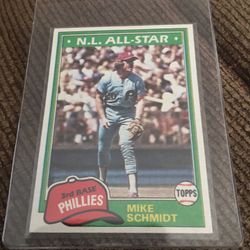 Baseball Card 1981 Topps Mike Schmidt