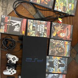 PlayStation 2. Console With Games