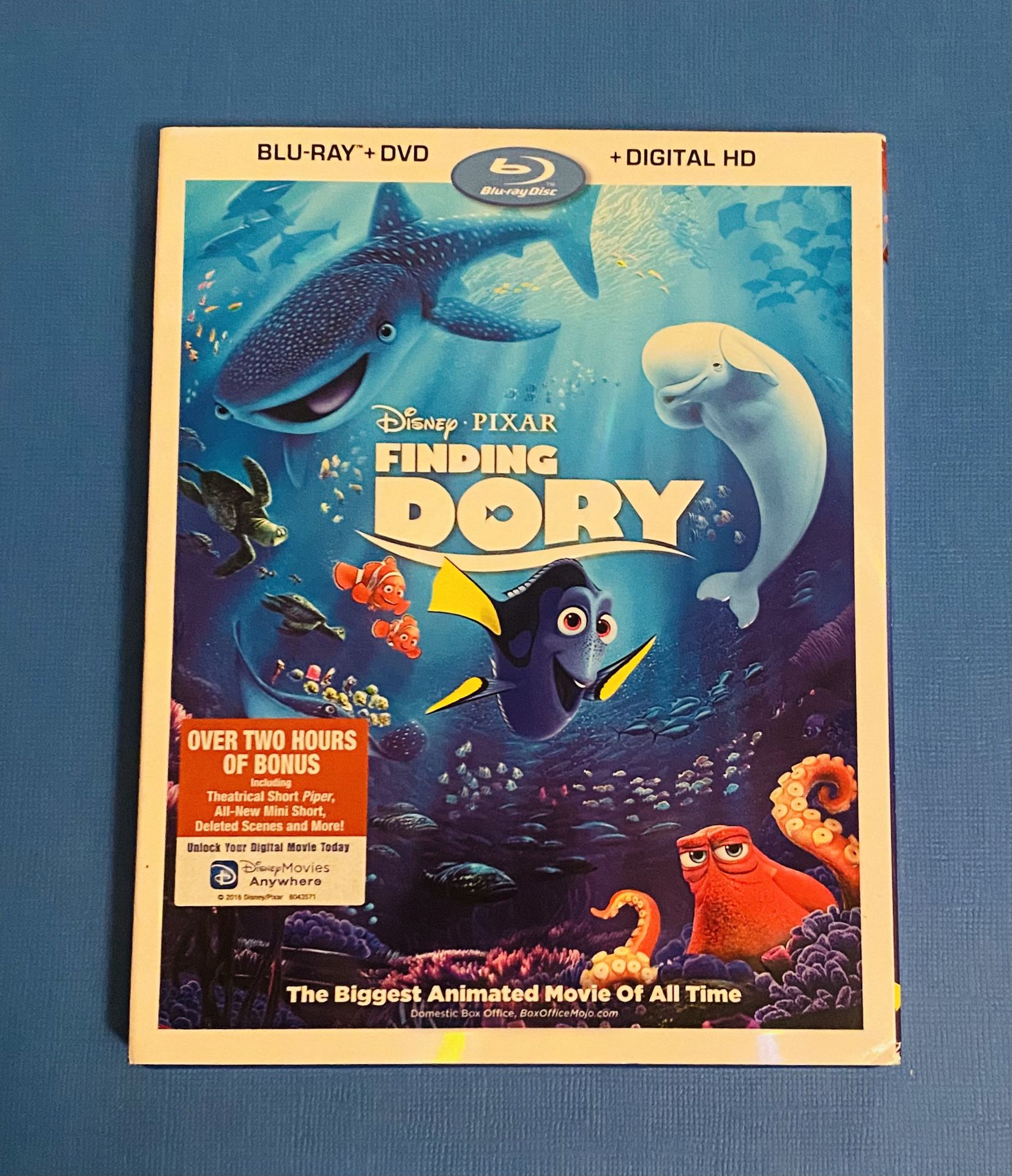 Finding Dory Blu-ray DVD+ Digital DVD