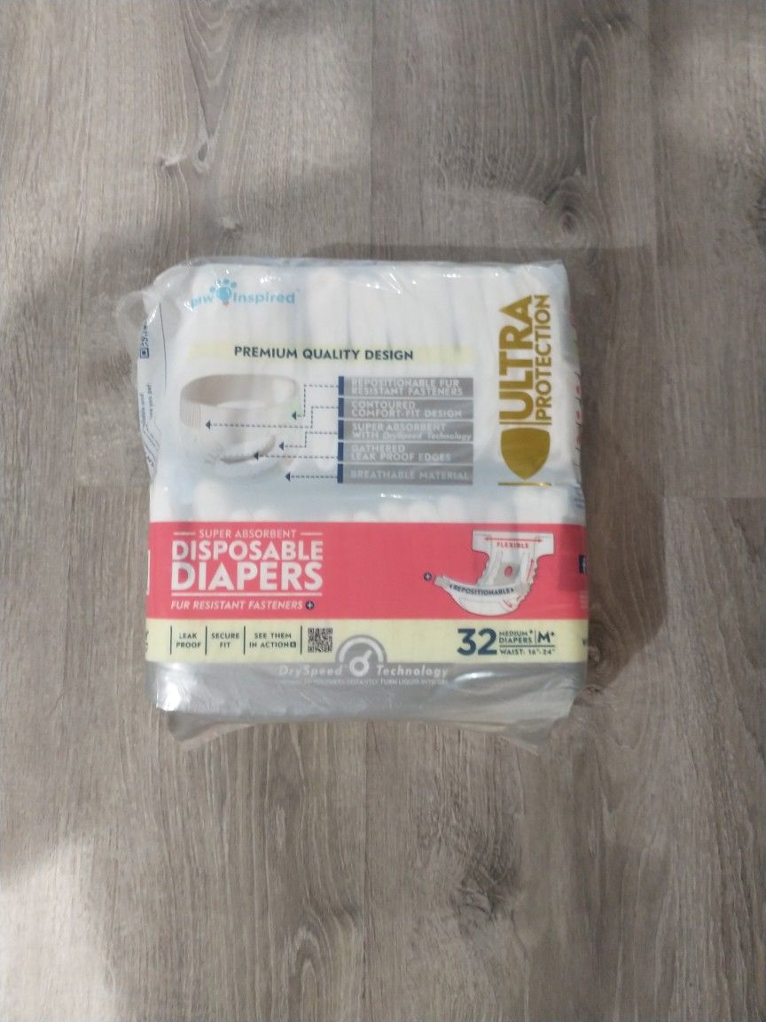29 Paw Inspired Medium Dog Diapers 