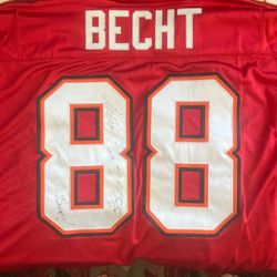 Autographed Anthony Becht Jersey