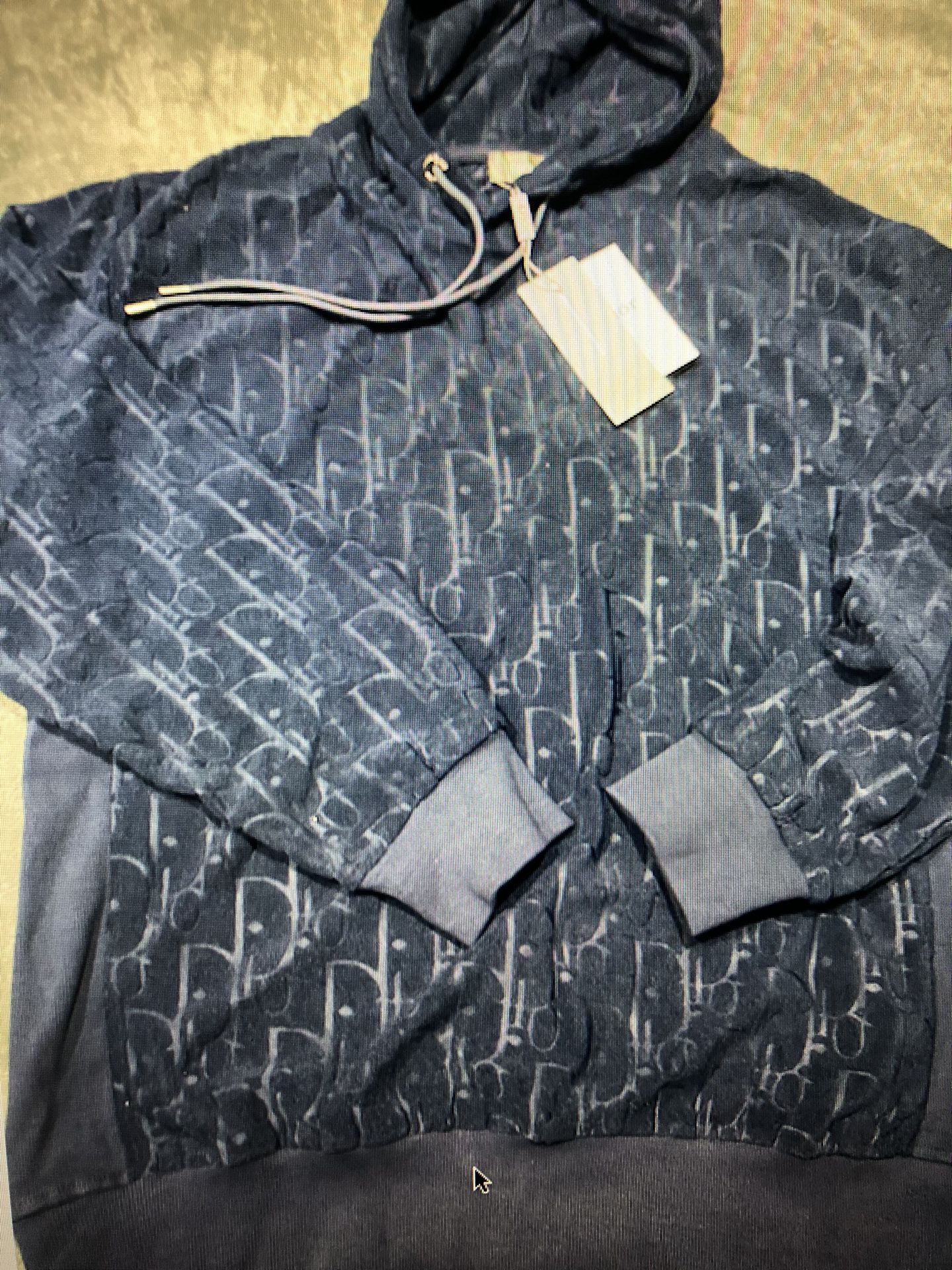 Blue Dior Hoodie         S,m,l,xl