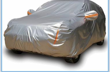 Tecoom Car Cover Waterproof All Weather Universal for 170-190 inches SUV Heavy Duty Multiple Layers Car Tarp for Automobiles, Outdoor Windproof Waterp
