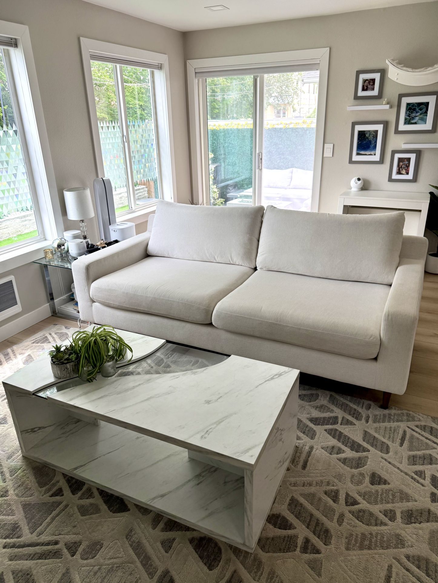 Modern Couch With Pillows