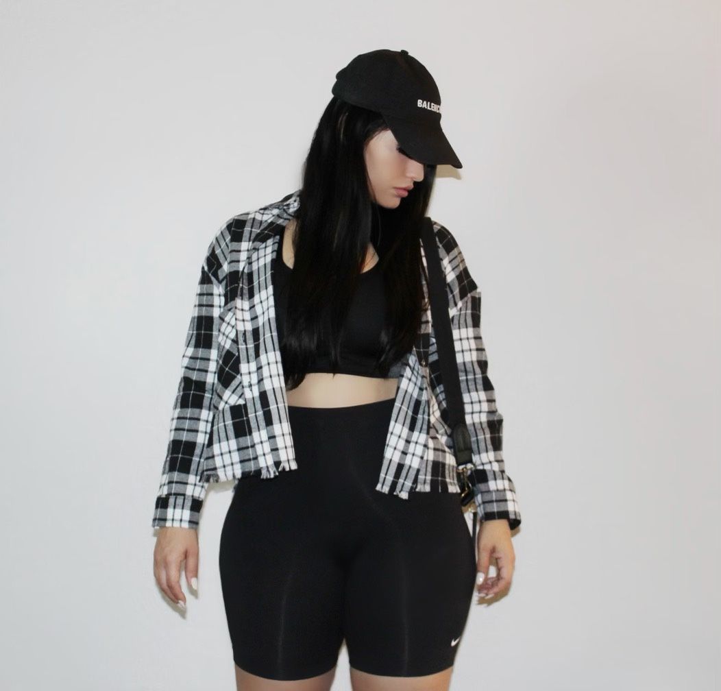 Plaid Crop Style Shirt