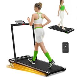 2 in 1 Smart Treadmill walking pad with incline