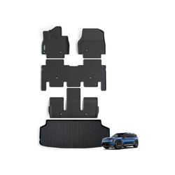 FLOOR MATS & Trunk Mat for KIA EV9 2024 2025 6-Seats Version