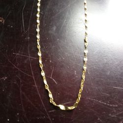 24 kt gold chain
