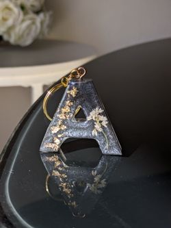 Handmade resin keychain