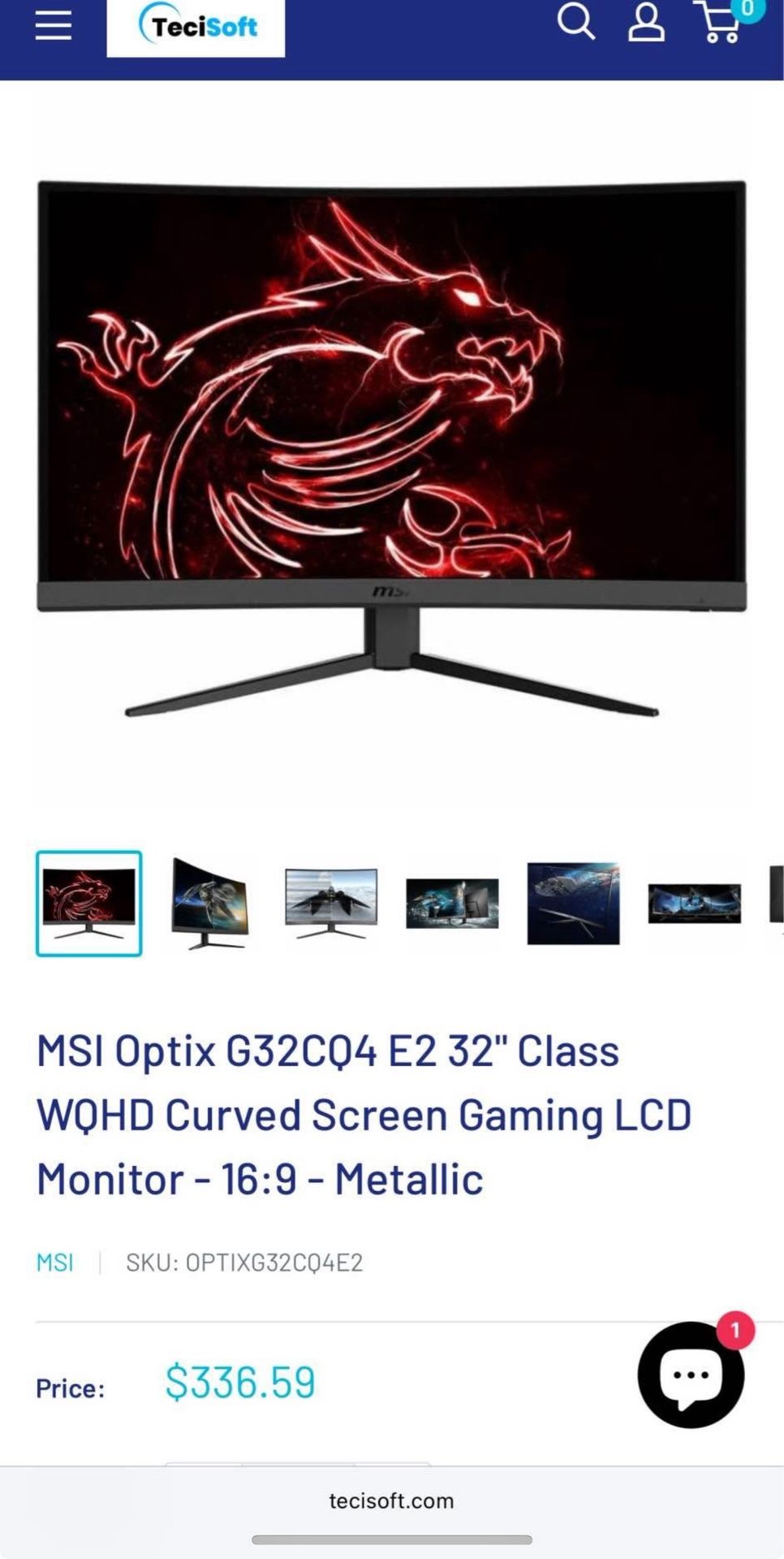 MSI 32” Monitor