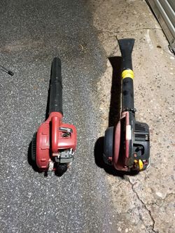 2 home lite gas blowers
