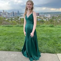 Emerald Green Prom Dress 