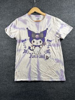 Women’s Small Purple Tie Dye Graphic T-Shirt Bioworld 2023