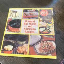 Vtg Nordic Ware Bundt Pamphlet -Unusual Old World And American Recipes Cookbook